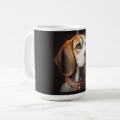 Schattigee en kleurrijke Beagle Dog Mok (Voorkant links)