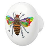 Schattigee en kleurrijke Bumble Bee Deurknop Keramische Knop (Rechts)