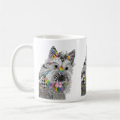 Schattigee en kleurrijke Cairn Terrier Mok (Links)