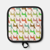 Schattigee en kleurrijke Chihuahua hond Pannenlap (Voorkant)