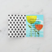 Schattigee en kleurrijke Chihuahua Kaart (Binnen)