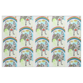 Schattigee en kleurrijke Chihuahua stof