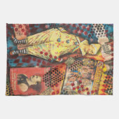 Schattigee en kleurrijke Circus Clown Keuken Handd Theedoek (Horizontaal)