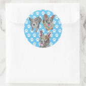 Schattigee en kleurrijke Corgi Stickers (Tas)