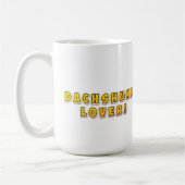 Schattigee en kleurrijke Dachshund Lover Mok (Links)