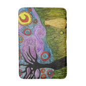 Schattigee en kleurrijke Doggy Sterrennacht Bath M Badmat (Voorkant Verticaal)