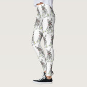 Schattigee en kleurrijke Franse Bulldog Leggings (Links)