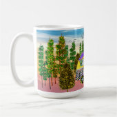 Schattigee en kleurrijke Happy Camper Mok (Links)