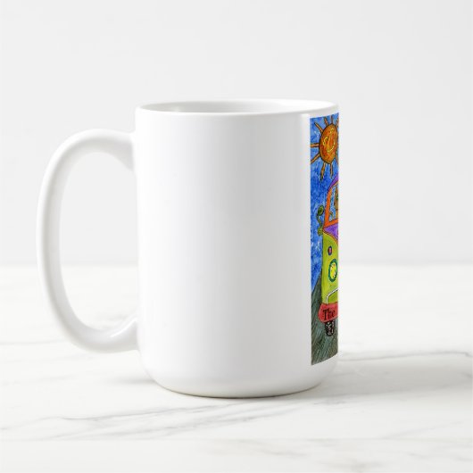 Schattigee en kleurrijke hond & kat Mok (Links)