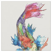 Schattigee en kleurrijke Koi Fish Fabric Stof (Close Up)