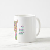 Schattigee en kleurrijke Llama Mok 11 oz. (Voorkant rechts)