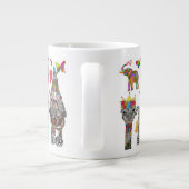 Schattigee en kleurrijke Mok van het Dierenassorti (Achterkant)