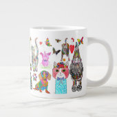 Schattigee en kleurrijke Mok van het Dierenassorti (Rechts)