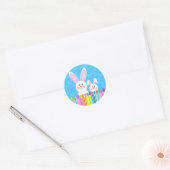 Schattigee en kleurrijke Paashaas Stickers (Envelop)