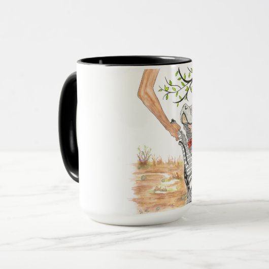 Schattigee en kleurrijke Pit Bull Mok (Voorkant links)