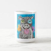 Schattigee en kleurrijke Pitbull Dog Mok (Center)