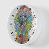 Schattigee en kleurrijke Poodle Goldendoodle (Hoek)