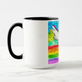 Schattigee en kleurrijke Pug Mok (Links)