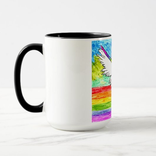 Schattigee en kleurrijke Pug Mok (Links)