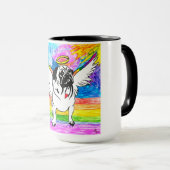 Schattigee en kleurrijke Pug Mok (Voorkant rechts)