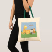 Schattigee en kleurrijke Safari Animals Kinder Tas (Voorkant (product))