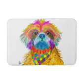 Schattigee en kleurrijke Shih Tzu badmat (Voorkant)