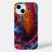 Schattigee en kleurrijke telefoonhoesje – druk jez Case-Mate iPhone case (Achterkant)