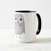 Schattigee en kleurrijke uil Mok (Voorkant rechts)