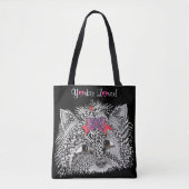 Schattigee en kleurrijke Yorkshire Terrier Canvas  Tote Bag (Voorkant)