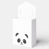 Schattigee en knuffelige Panda Favor Box Bedankdoosjes (Geopend)