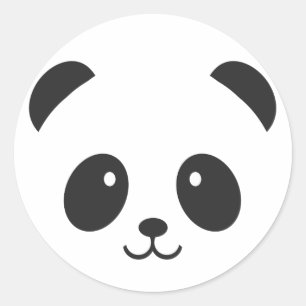 Schattigee en Knuffelige Panda Sticker