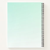 Schattigee en Leuke Blauw-Groene Kwallen Notitieboek (Achterkant)