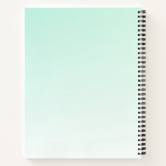 Schattigee en Leuke Blauw-Groene Kwallen Notitieboek (Achterkant)