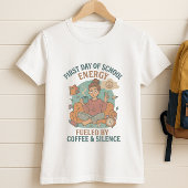 Schattigee en leuke ouder; eerste dag van de schoo t-shirt