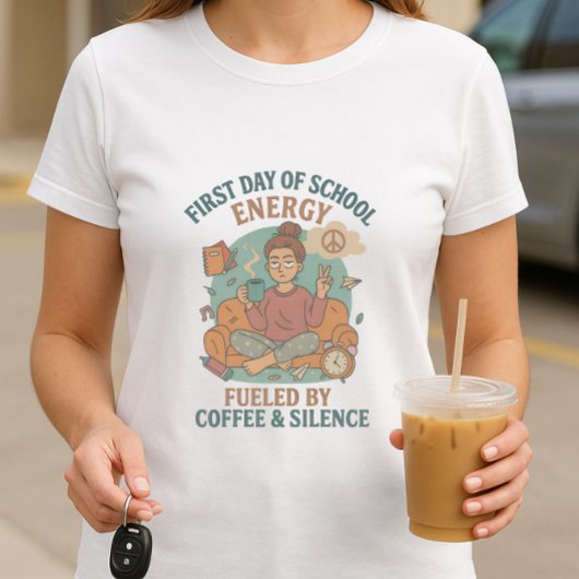 Schattigee en leuke ouder; eerste dag van de schoo t-shirt