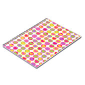 Schattigee en leuke veelkleurige Valentijnsdag har Notitieboek (Linkerzijde)