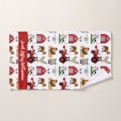 Schattigee en Moderne Boerderijdieren Patroon Dier Bad Handdoek (Handdoek)