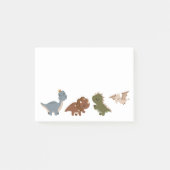 Schattigee en moderne Boho Dinosaurussen Post-it® Notes (Voorkant)