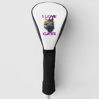 Schattigee en mooie kat S6 Golfheadcover