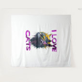 Schattigee en mooie kat S6 Wandkleed (Voorkant (horizontaal))