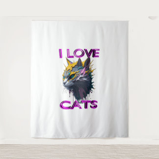 Schattigee en mooie kat S6 Wandkleed