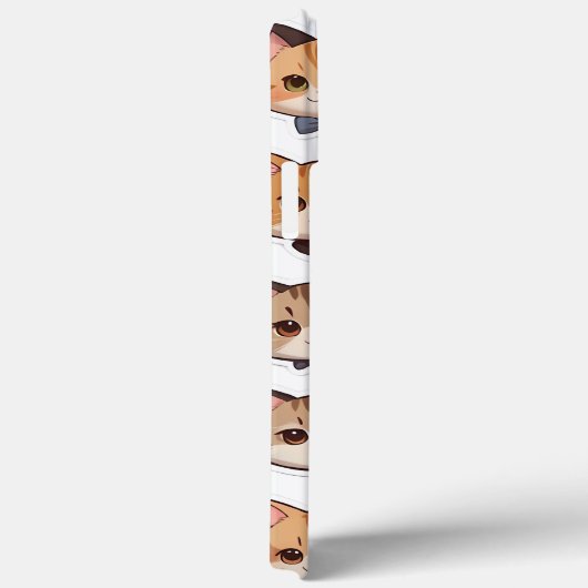 Schattigee en mooie kattenkop gezichten Case-Mate iPhone case (Achterkant / Rechts)