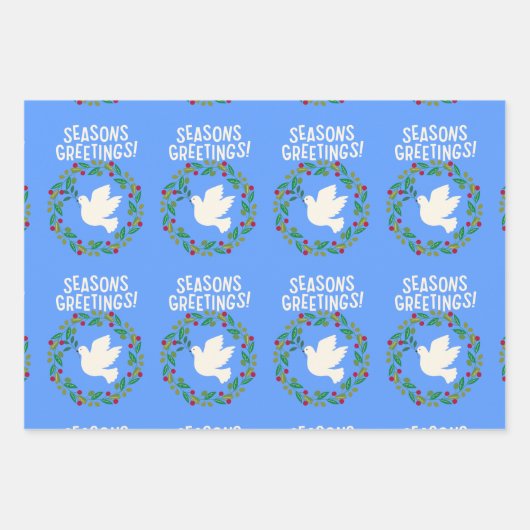 Schattigee en ondeugende baby rendieren inpakpapier vel (Voorkant 2)