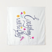 Schattigee en ontroerende Gezegden van Kinder Grap Wandkleed (Voorkant (horizontaal))