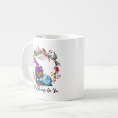 Schattigee en Punny Witch Cat Koffiemok (Voorkant links)