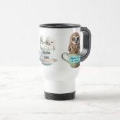 Schattigee en Sassy Owl-Stickers personaliseren ko Reisbeker (Voorkant rechts)