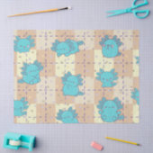 Schattigee en Schattige Axolotl Tissuepapier (Craft)