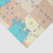 Schattigee en Schattige Axolotl Tissuepapier (Detail)