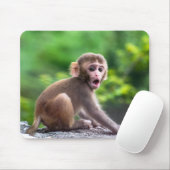 Schattigee en Schattige Baby Monkey Muismat (Met muis)