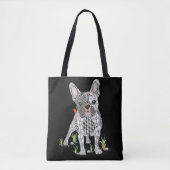 Schattigee en Schattige Franse Bulldog Canvas tas (Voorkant)